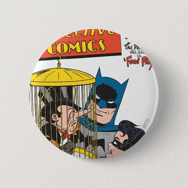 Badge Rond 5 Cm Dessins de détective #120 (Devant)