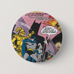 Badge Rond 5 Cm Dessins de détective #246