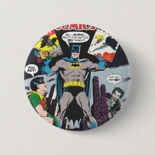 Badge Rond 5 Cm Dessins de détective #387