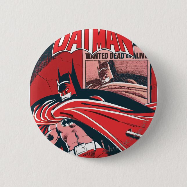Badge Rond 5 Cm Dessins de détective #546 (Devant)