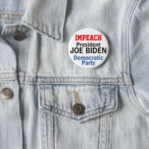 Badge Rond 5 Cm Destituer le président Biden Parti démocrate