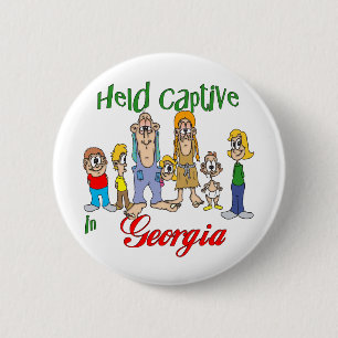 Badge Rond 5 Cm détenu en captivité en Géorgie