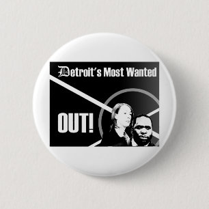 Badge Rond 5 Cm Detroit le plus Recherché se boutonnent