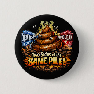 Badge Rond 5 Cm Deux Faces du même Pile