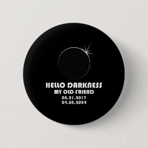 Badge Rond 5 Cm Deux Fois Dans Une Vie Total Éclipse Solaire 2024