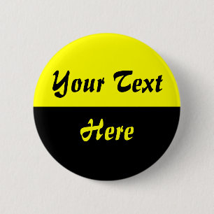 Badge Rond 5 Cm Deux tons - 01 - Jaune