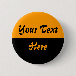 Badge Rond 5 Cm Deux tons - 01 - Orange