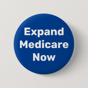 Badge Rond 5 Cm Développer Medicare maintenant