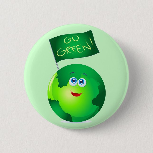 BADGE ROND 5 CM DEVENEZ ÉCOLO ! (Devant)