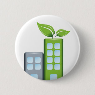 Badge Rond 5 Cm Devenez écolo