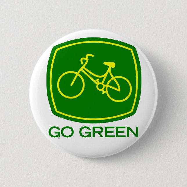 Badge Rond 5 Cm Devenez écolo (Devant)