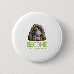 Badge Rond 5 Cm Devenez un Débardeur ingouvernable