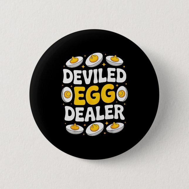 Badge Rond 5 Cm Deviled Egg Er  (Devant)