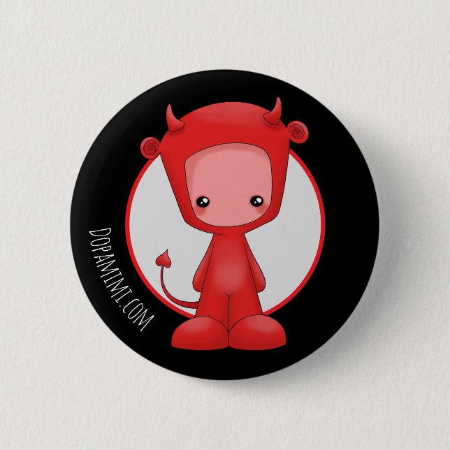 Badge Rond 5 Cm DevilMimi (Devant)