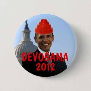 BADGE ROND 5 CM DEVOBAMA 2012