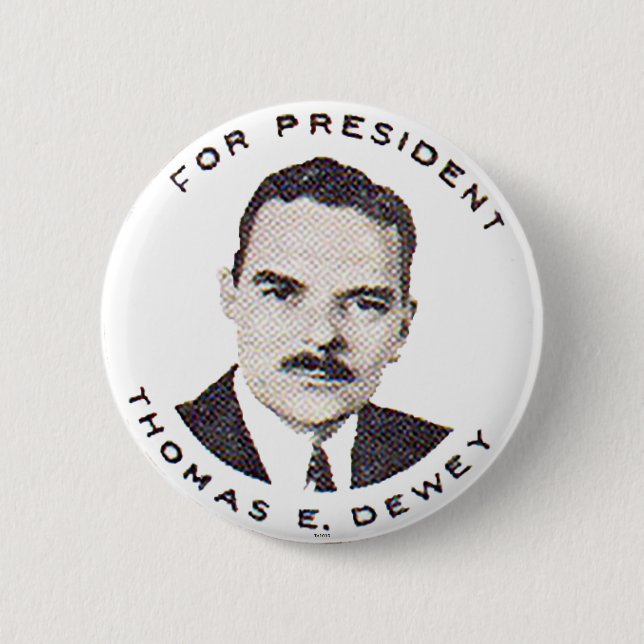 Badge Rond 5 Cm Dewey - bouton (Devant)