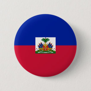 Badge Rond 5 Cm d'Haïti de Drapeau - drapeau du Haïti