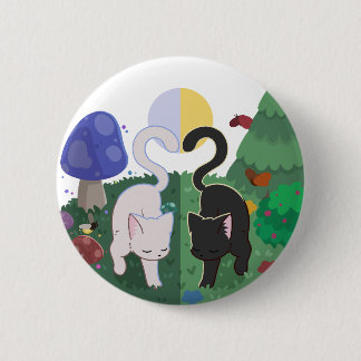 Badge Rond 5 Cm Dia e Noite
