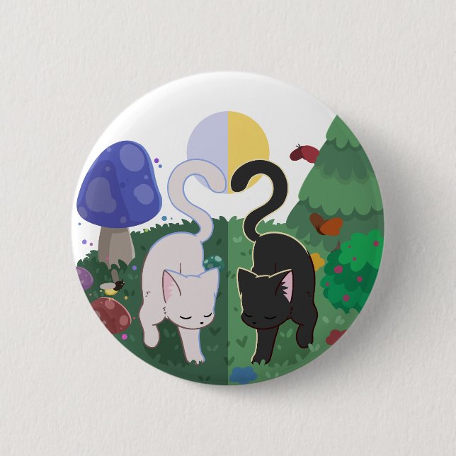 Badge Rond 5 Cm Dia e Noite (Devant)