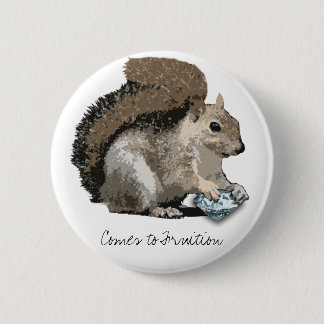 Badge Rond 5 Cm Diamants pour l'hiver