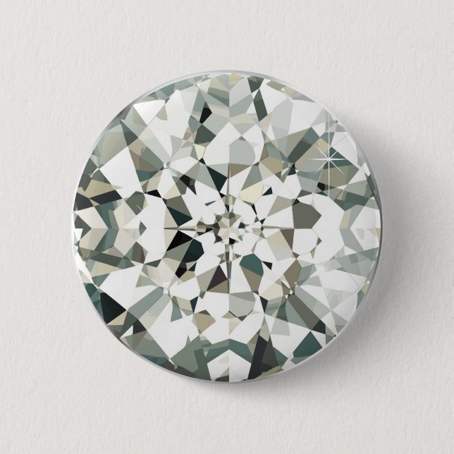 Badge Rond 5 Cm Diamond (Devant)