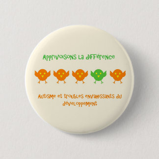 Badge Rond 5 Cm Différence rond2 - macaron de La d'Apprivoisons