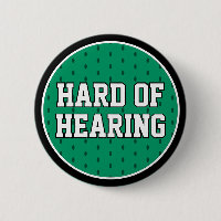 Difficile à entendre Vert Sporty Varsity Deafness