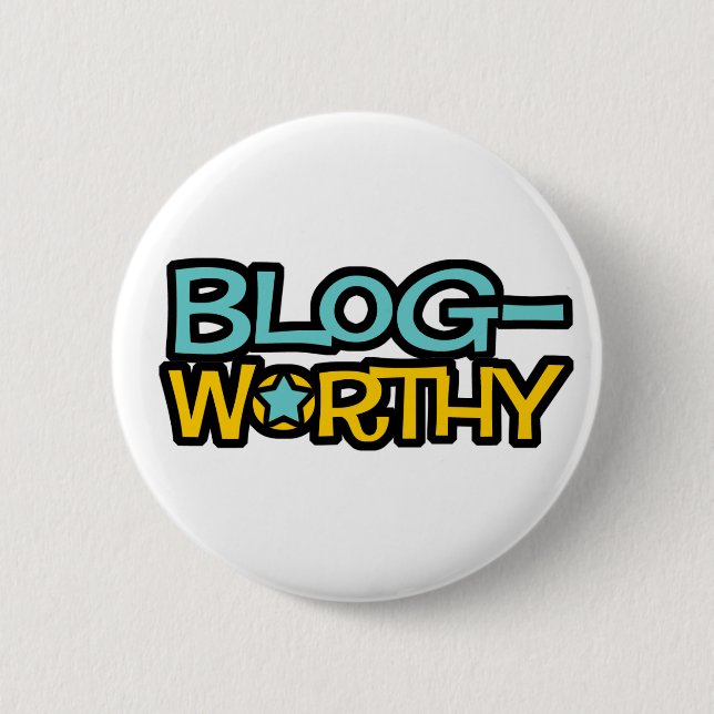 Badge Rond 5 Cm Digne bouton de blog (Devant)
