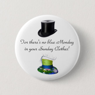 Badge Rond 5 Cm Dimanche vêtx des casquettes