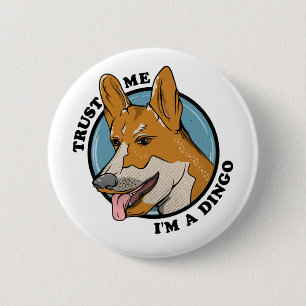 Badge Rond 5 Cm Dingo