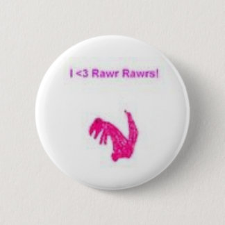 Badge Rond 5 Cm dinosaure
