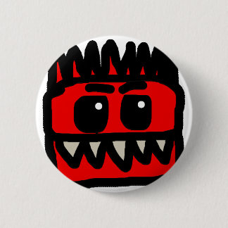 Badge Rond 5 Cm Dinosaure rouge Merch