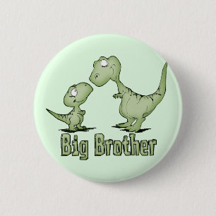 Badge Rond 5 Cm Dinosaures Big Brother