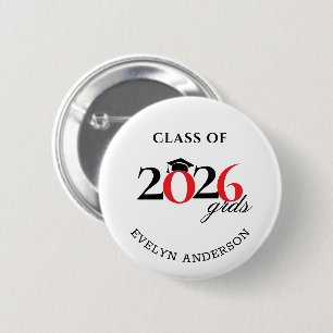 Badge Rond 5 Cm Diplômé de la promotion 2026 