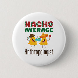 Badge Rond 5 Cm Diplômé en anthropologie d'anthropologie de Nacho