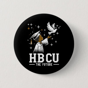 Badge Rond 5 Cm Diplômé futur Hbcu Histoire Collège noir Jeunesse