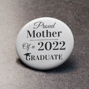 Badge Rond 5 Cm Diplôme Simple Personnalisé Pour Famille Fière