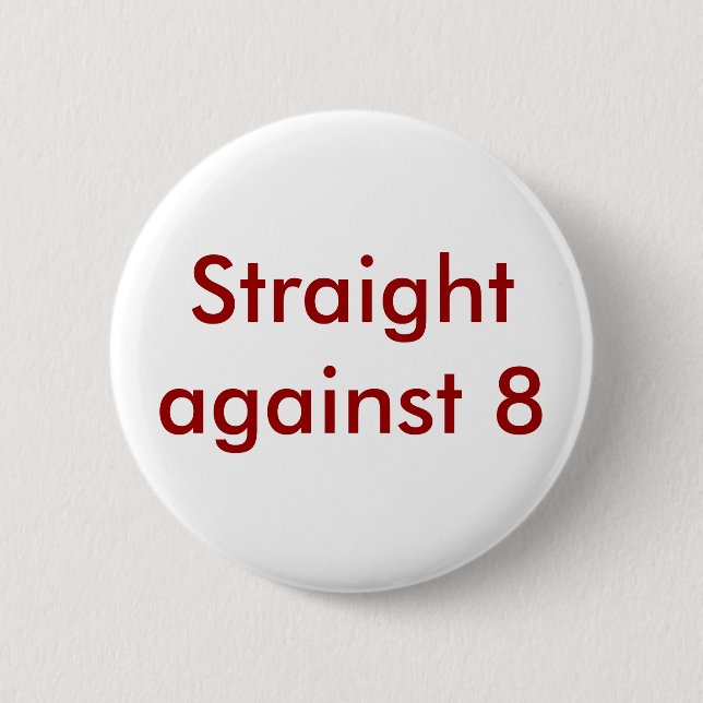 Badge Rond 5 Cm Directement contre 8 (Devant)