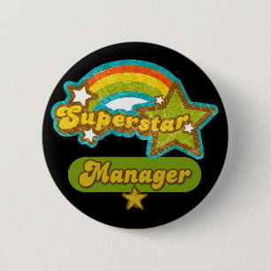 Badge Rond 5 Cm Directeur de superstar