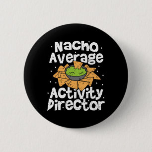 Badge Rond 5 Cm Directeur Nacho Activité moyenne Directeur - Cinco