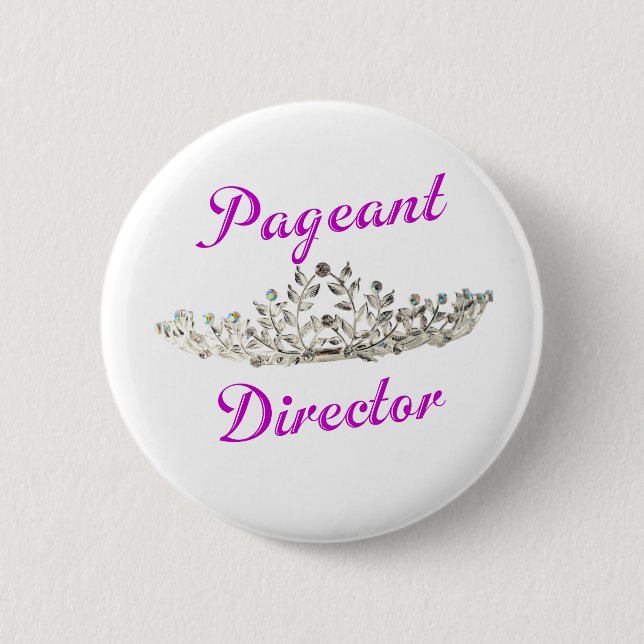 Badge Rond 5 Cm Directeur pourpre de reconstitution historique (Devant)