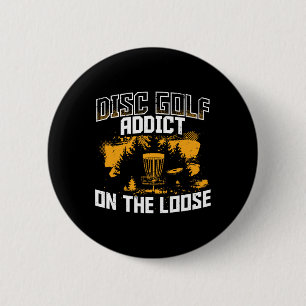Badge Rond 5 Cm Disc Golf Ultimate Frisbee 