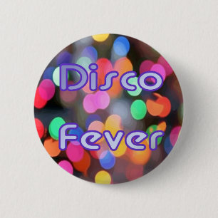 Badge Rond 5 Cm Disco Fever 1