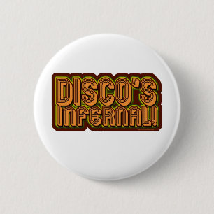 Badge Rond 5 Cm Discos infernal