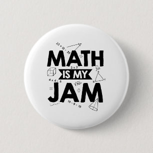 Badge Rond 5 Cm Discours mathématiques  Idées cadeaux de l'ensei