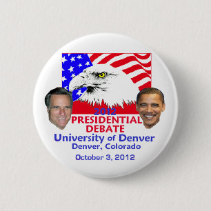 Badge Rond 5 Cm Discussion présidentielle