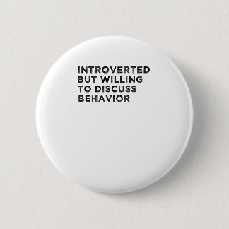 Badge Rond 5 Cm Discuter Du Comportement