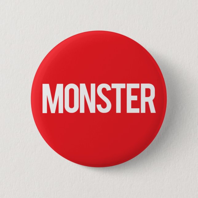 Badge Rond 5 Cm Disques de monstre (Devant)