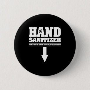 Badge Rond 5 Cm Distributeur de désinfectant pour les mains 10 15