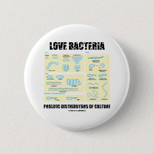 Badge Rond 5 Cm Distributeurs prolifiques de bactéries d'amour de